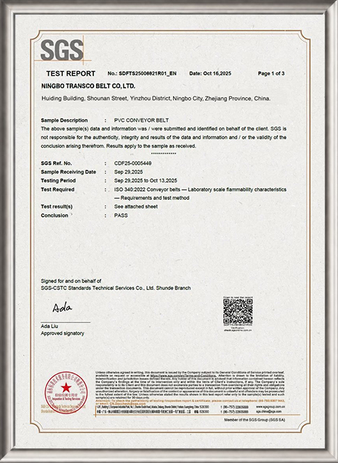 SGS: ISO 340